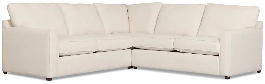 Tate Light Beige Fabric Medium 2-arm Left Facing Sleeper Sectional Tate Light Beige Fabric Medium 2-arm Left Facing Sleeper Sectional