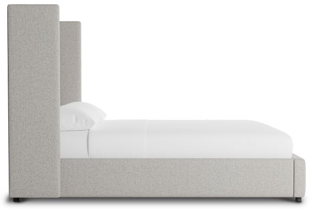 Captiva Elavation Khaki 60" Upholstered Shelter Bed
