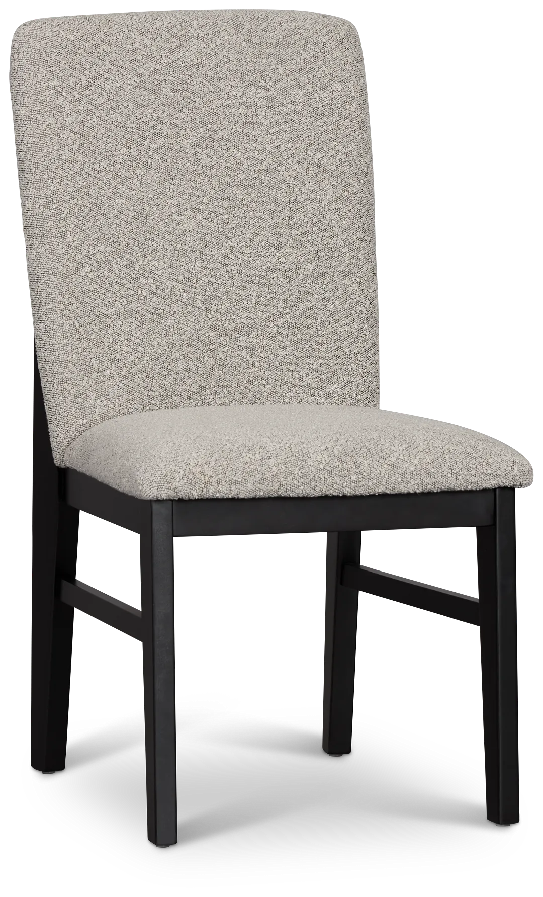 Modesto Black Upholstered Side Chair