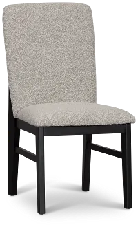 Modesto Black Upholstered Side Chair