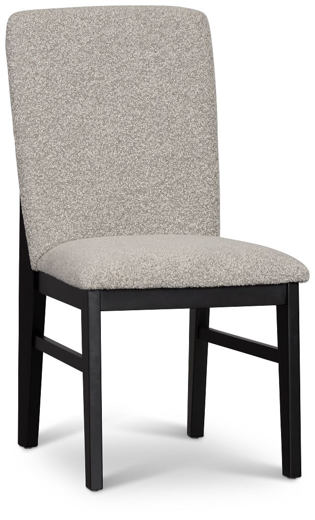 Modesto Black Upholstered Side Chair