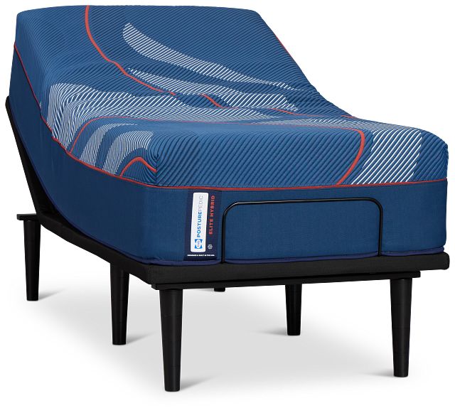 Posturepedic Elite Hybrid Brenham 2 Soft Ease Adjustable Mattress Set