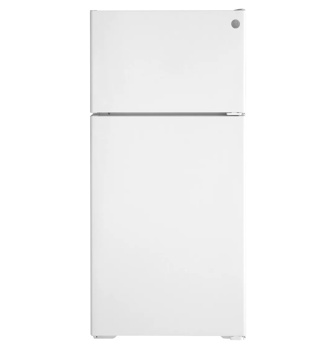 Ge 17 Series White Top Freezer Refrigerator