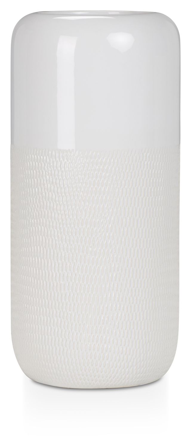 Augi White Large Vase