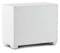 Ocean Drive White Marble Nightstand