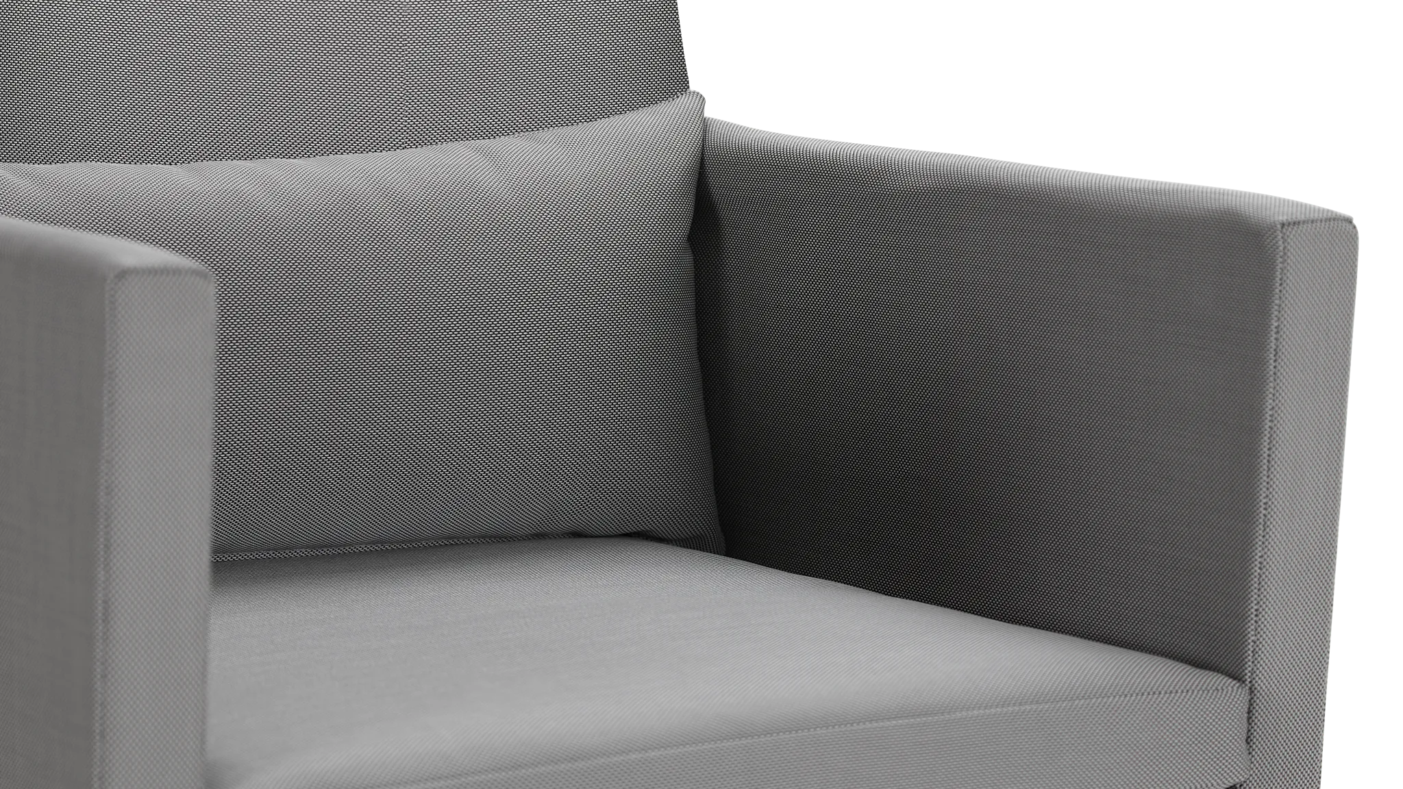 Lisbon Gray Cushioned Chair