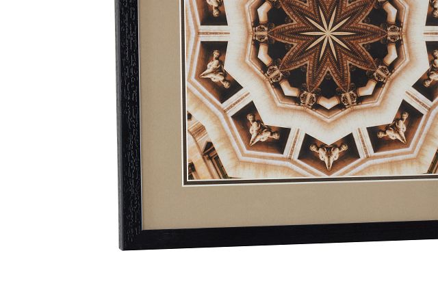 Contour Brown Framed Wall Art