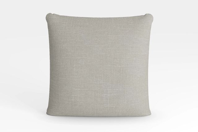 Haven Light Beige Fabric 20" Accent Pillow