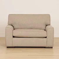 Sinclair Brown Fabric Innerspring Sleeper