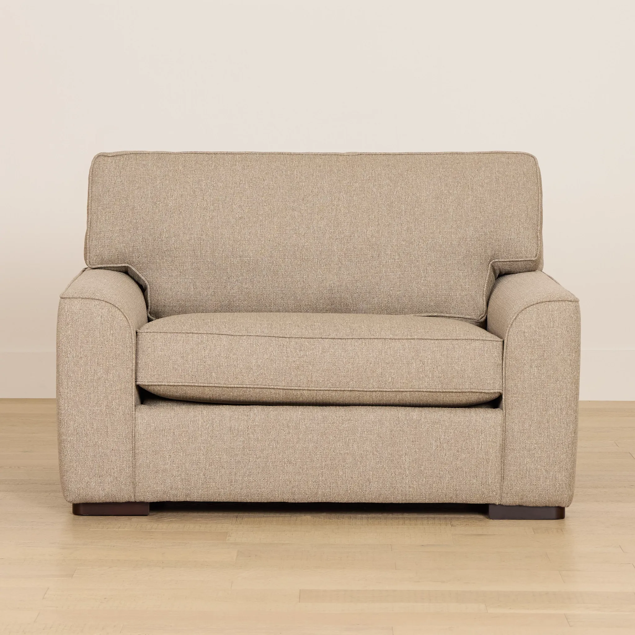 Sinclair Brown Fabric Innerspring Sleeper