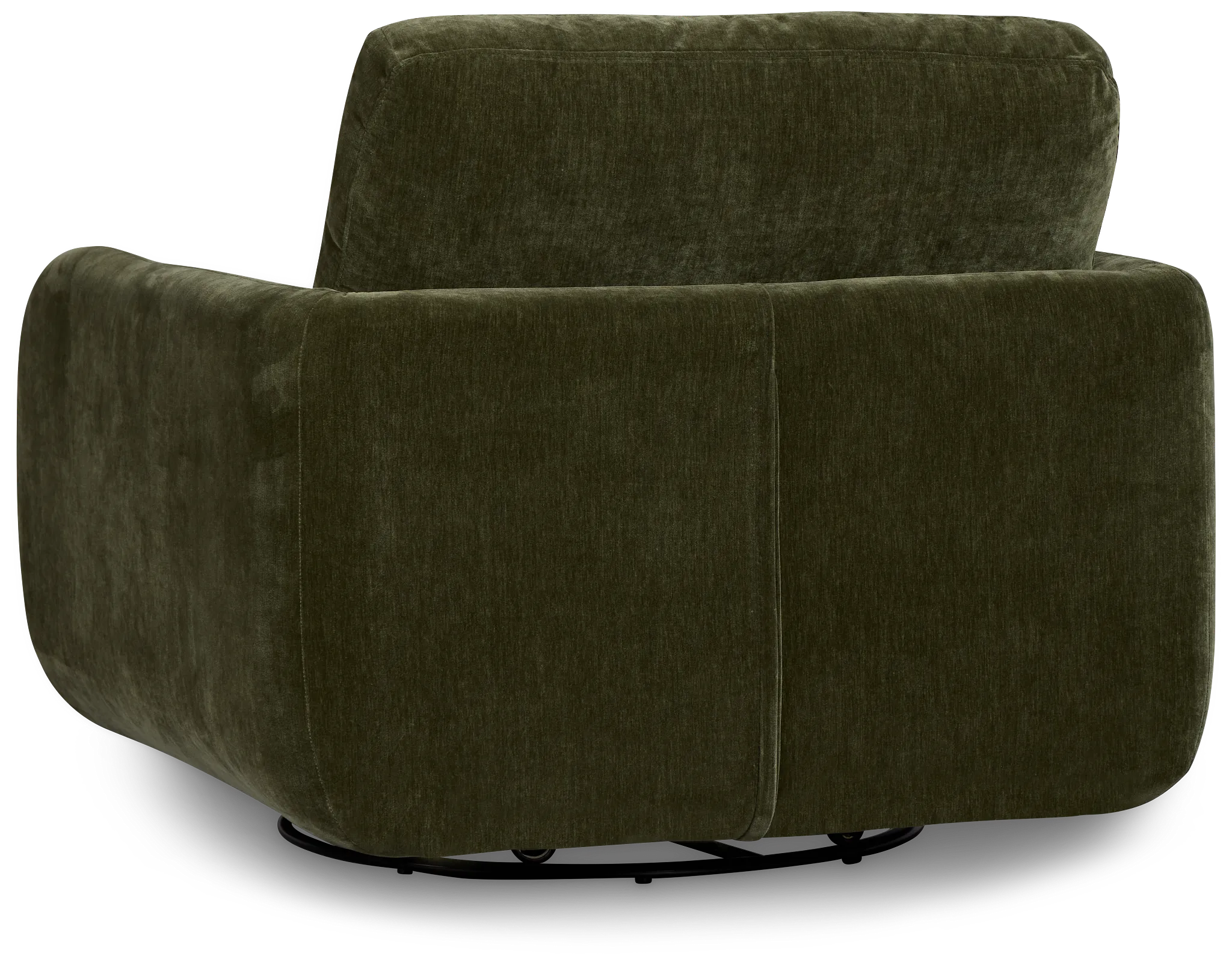 Jules Green Velvet Swivel Chair
