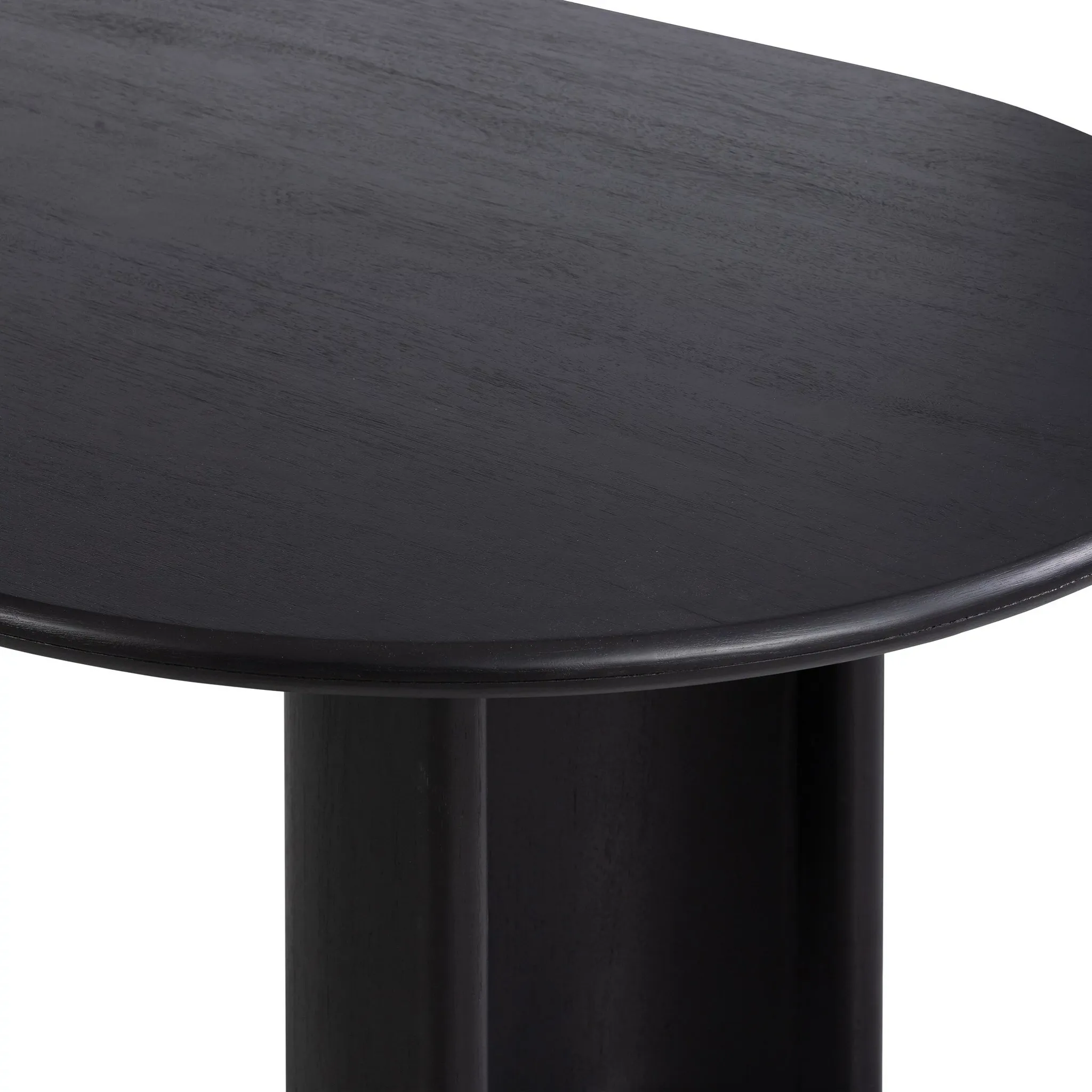 Paloa Black Oval Table