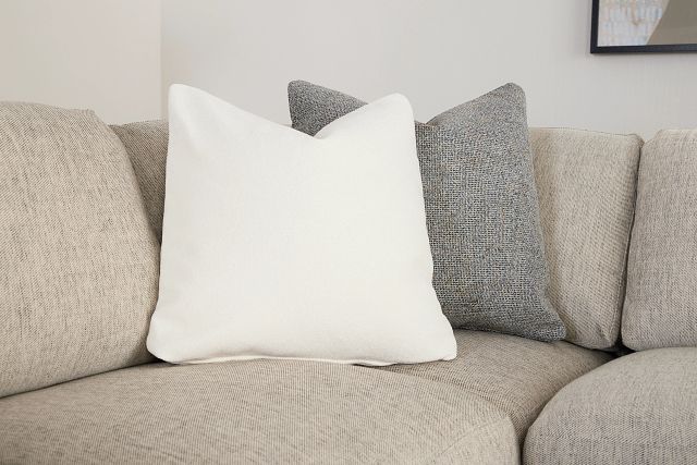 Eden Ivory 20" Accent Pillow