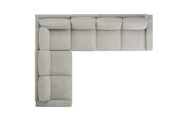 Edgewater Elevation Khaki Medium Two-arm Sectional
