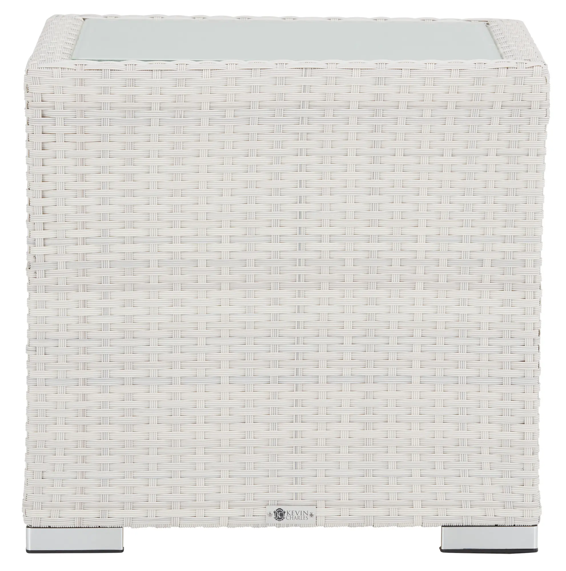 Biscayne White Square End Table Biscayne White Square End Table