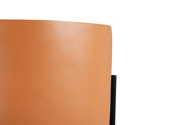 Frieda Light Orange Large Planter