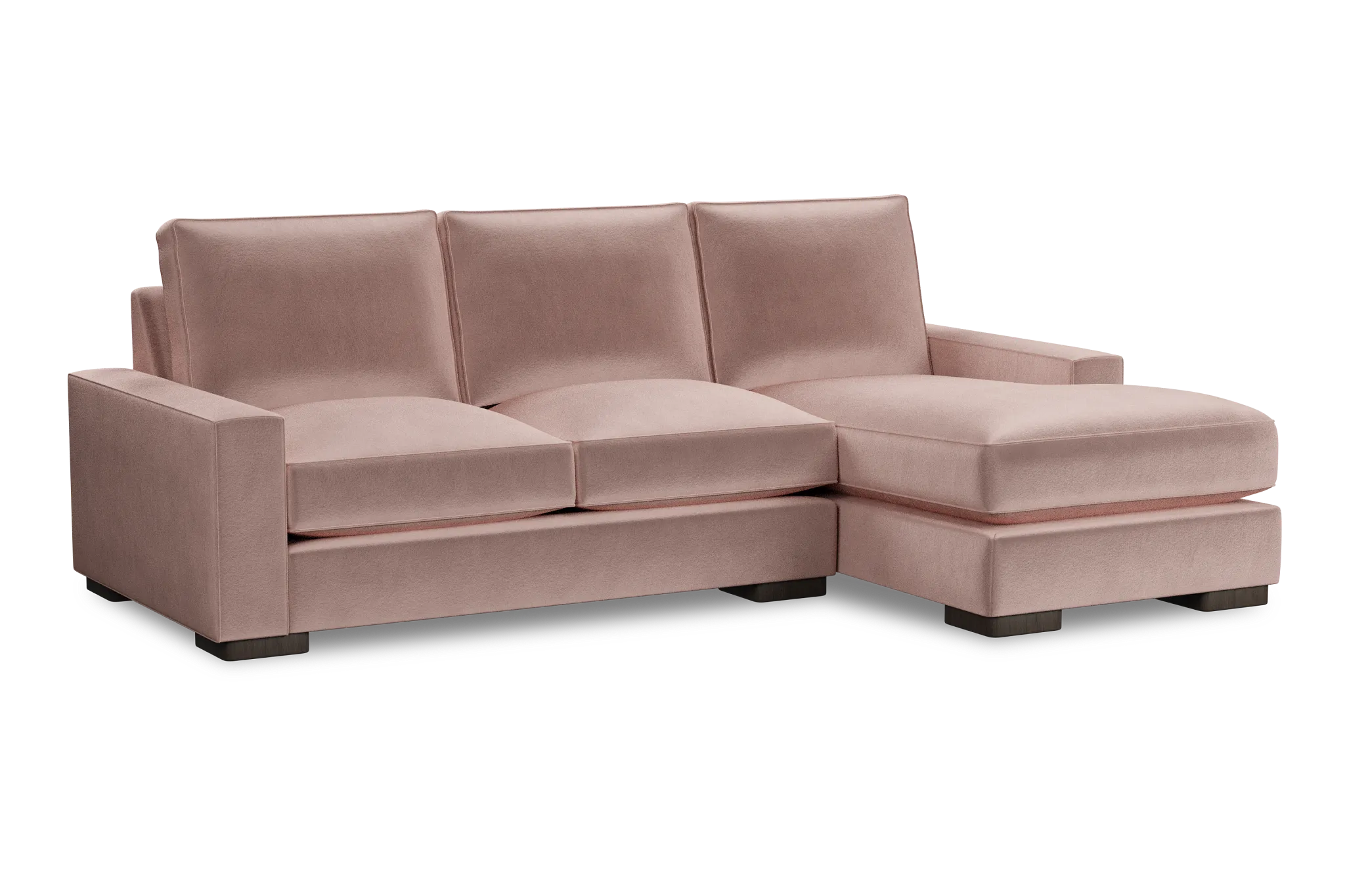 Edgewater Joya Light Pink Right Chaise Sectional