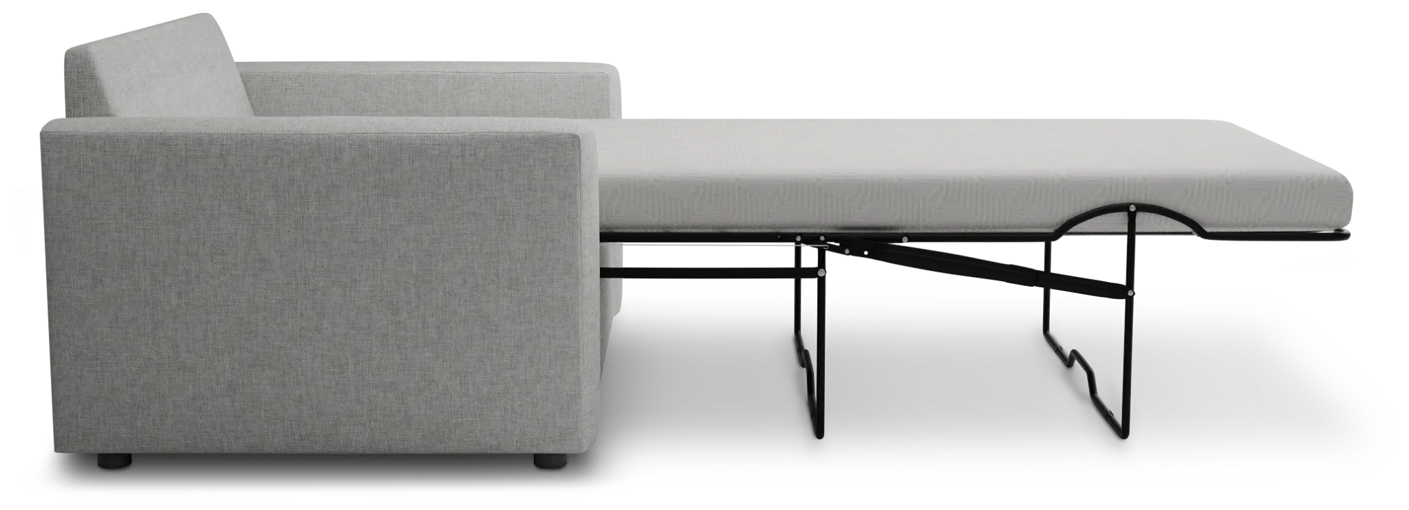 Siesta Delray Light Gray Fabric Cooling Memory Foam Sleeper