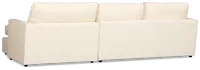 Maxwell Light Beige Fabric Right Chaise Sectional
