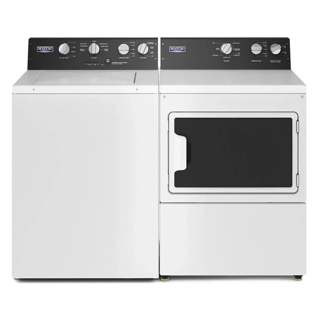 Maytag 583gw White Commercial Washer