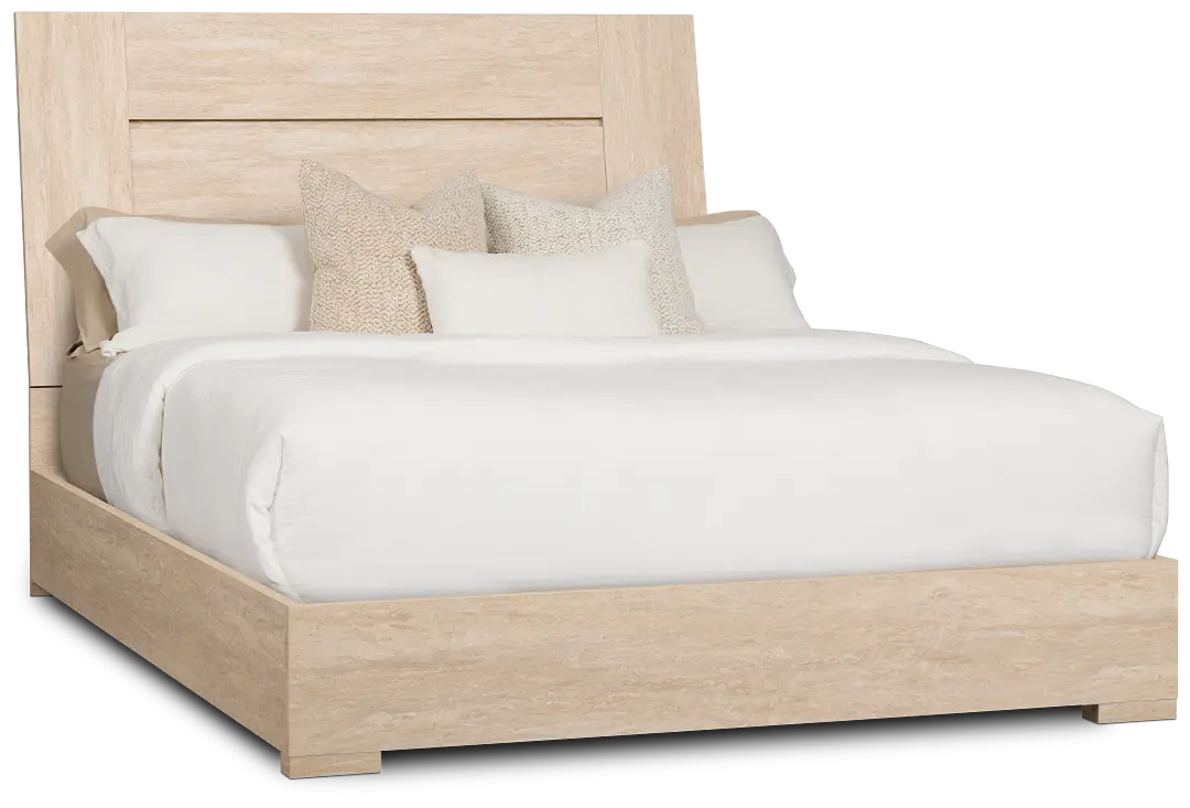 Malta Light Gray Panel Bed Malta Light Gray Panel Bed