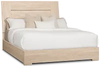 Malta Light Gray Panel Bed