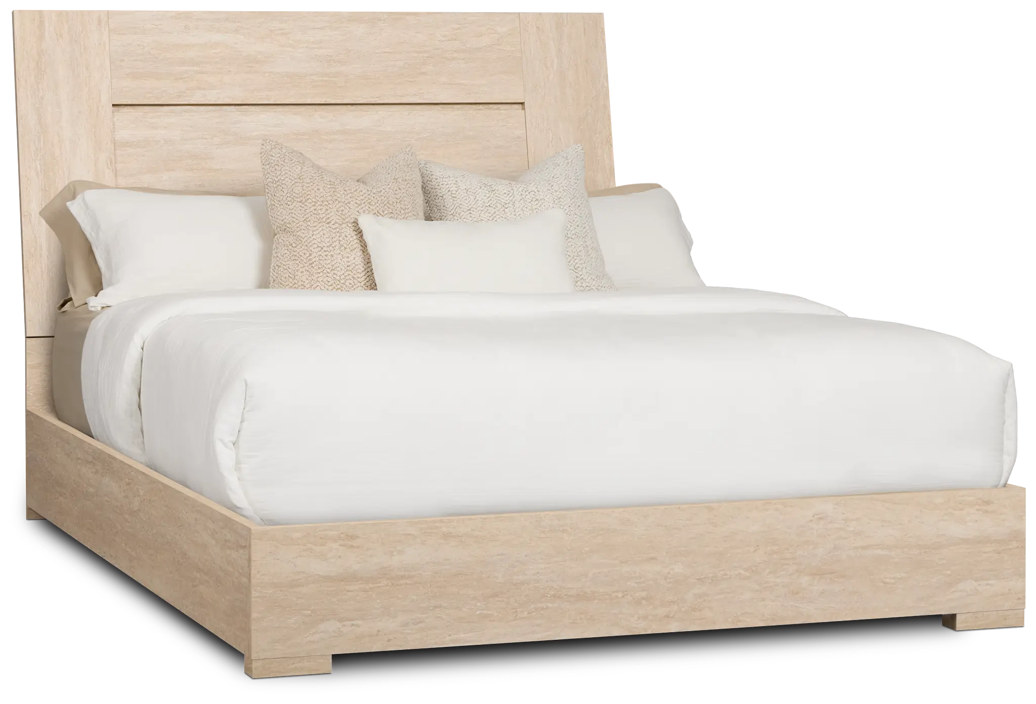 Malta Light Gray Panel Bed Malta Light Gray Panel Bed