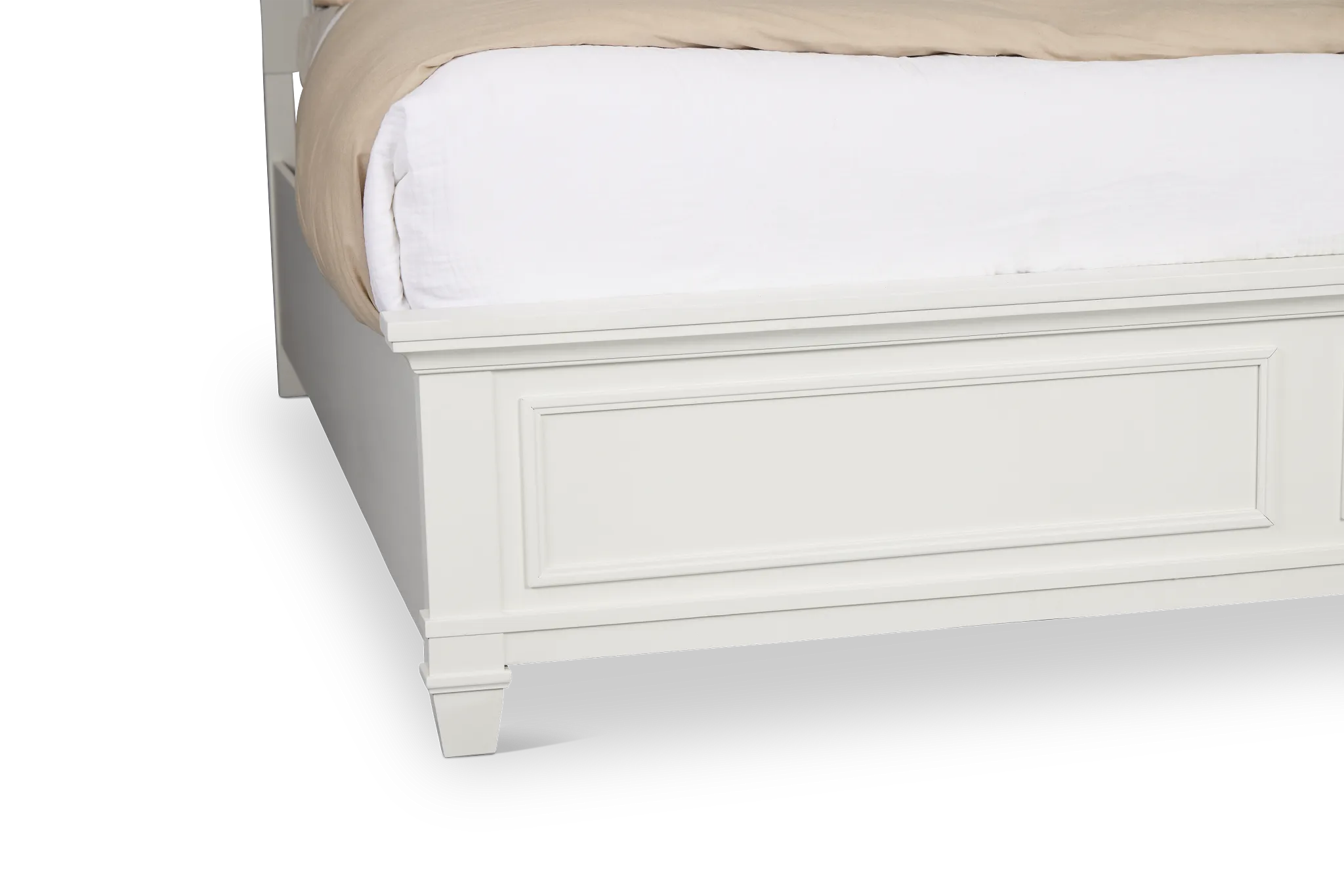 Cape Cod Ivory Panel Bed