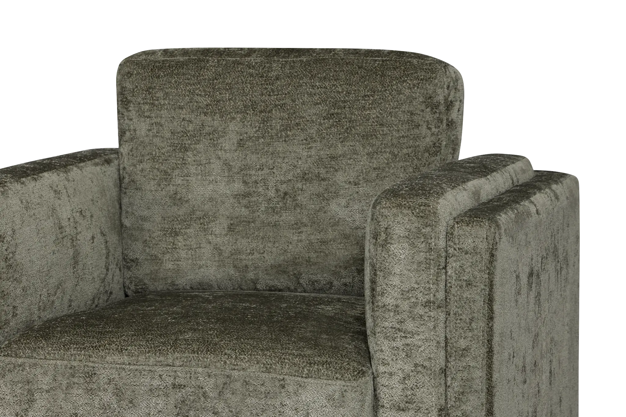 Farren Dark Green Fabric Swivel Chair Farren Dark Green Fabric Swivel Chair