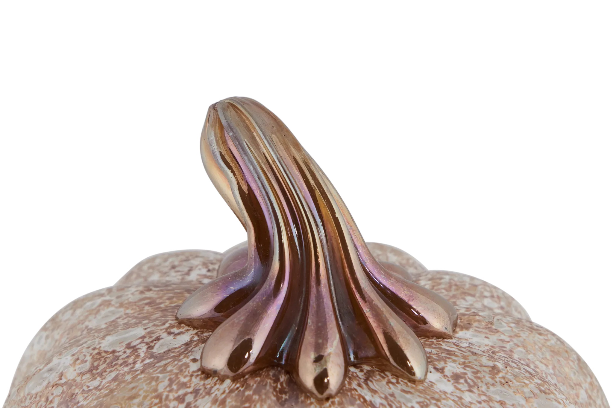 Pumpkin White Small Vase