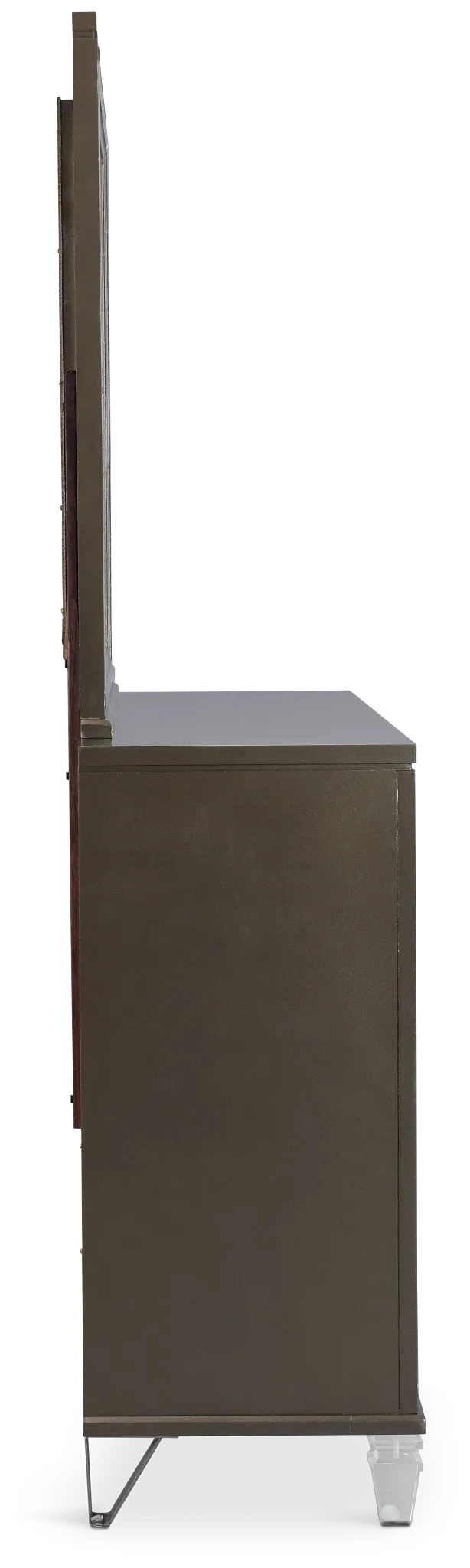 Vegas Gray Dresser & Mirror