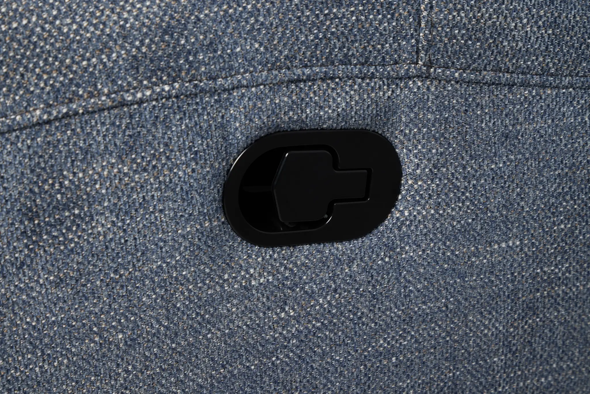 Walker Blue Fabric Reclining Sofa Walker Blue Fabric Reclining Sofa