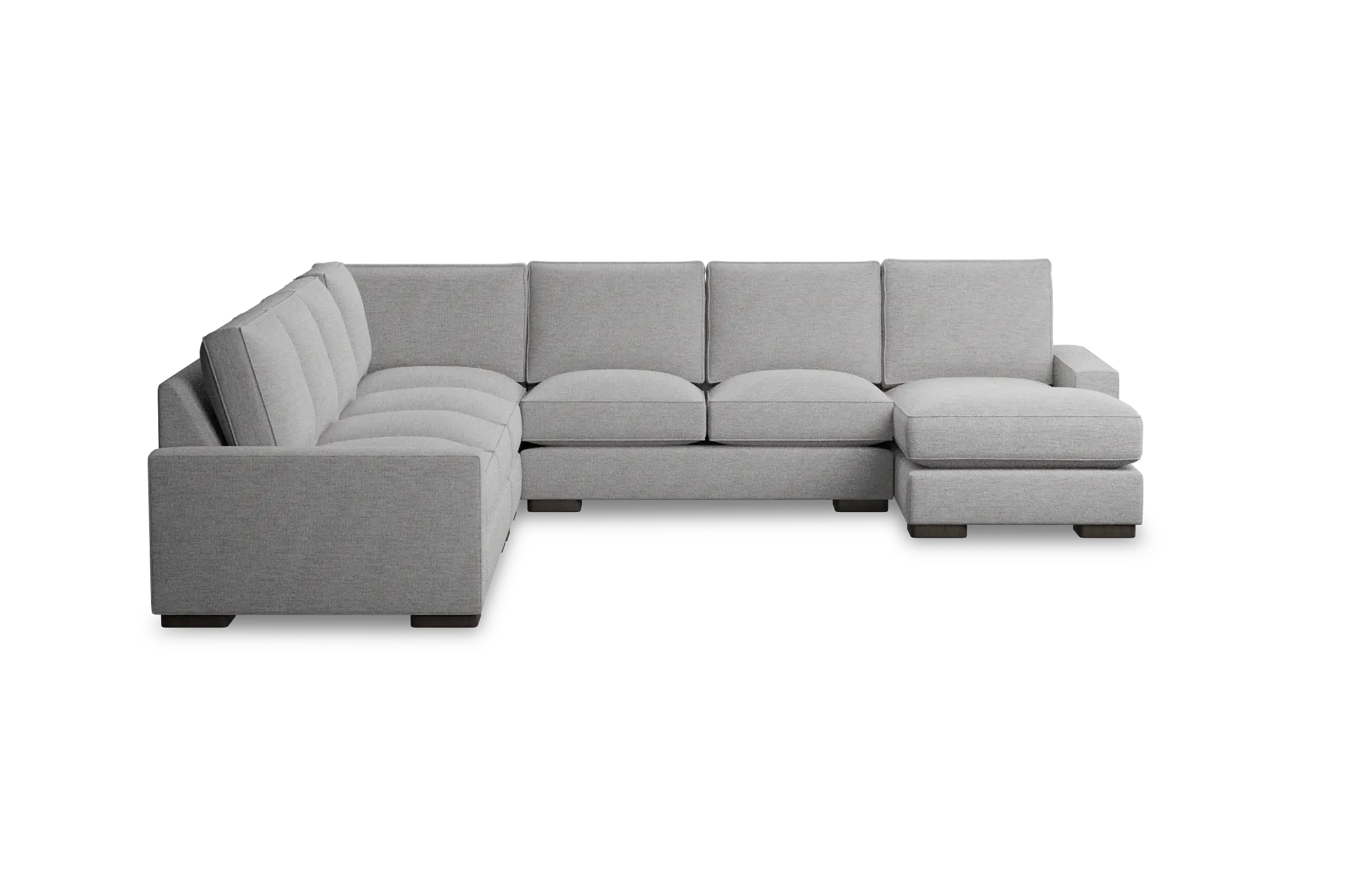 Edgewater Maguire Gray Large Right Chaise Sectional Edgewater Maguire Gray Large Right Chaise Sectional