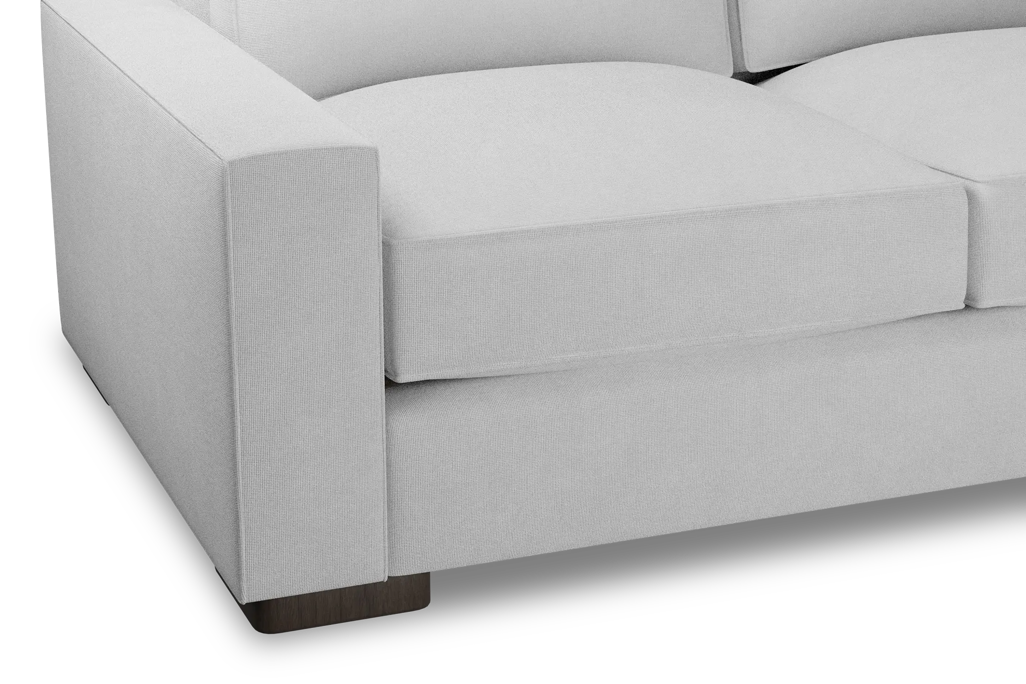 Edgewater Suave White Medium Two-arm Sectional Edgewater Suave White Medium Two-arm Sectional