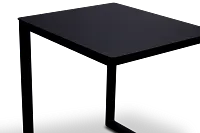 Malaga Black Aluminum C-table