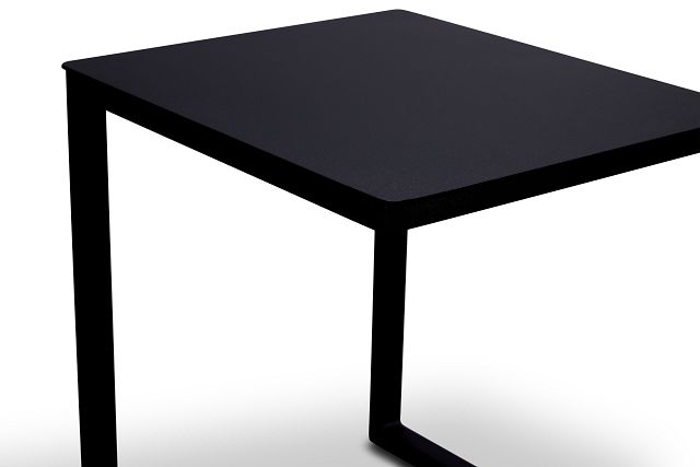Malaga Black Aluminum C-table