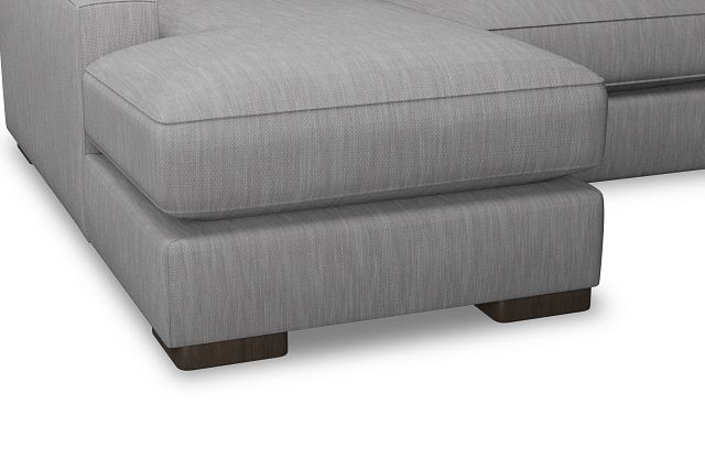 Edgewater Revenue Gray Large Left Chaise Sectional