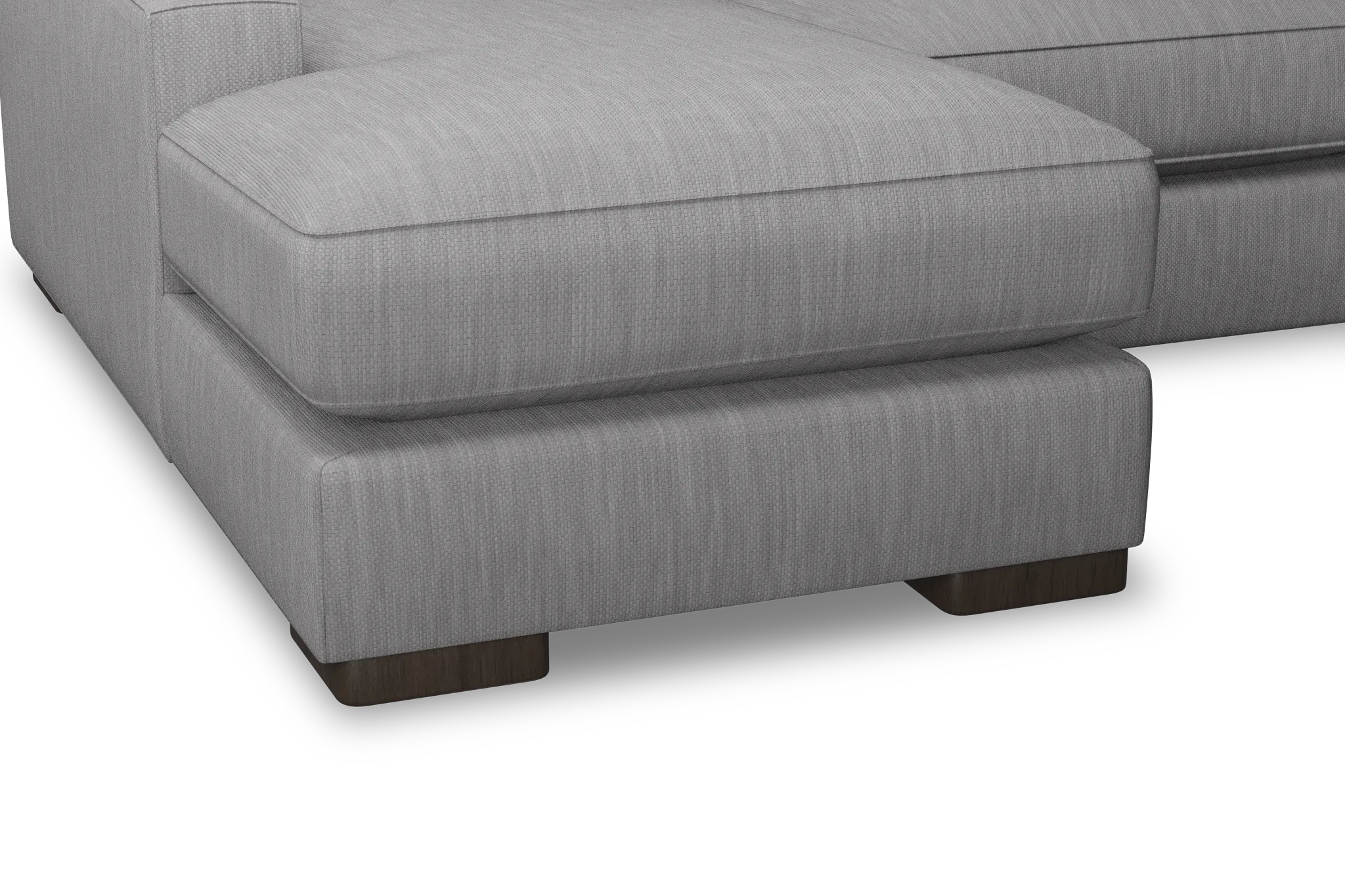 Edgewater Revenue Gray Large Left Chaise Sectional