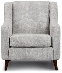 Zeta Pewter Accent Chair