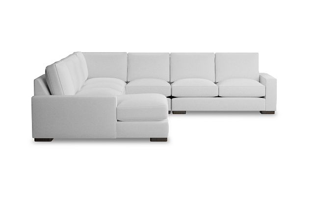 Edgewater Peyton White Large Left Chaise Sectional