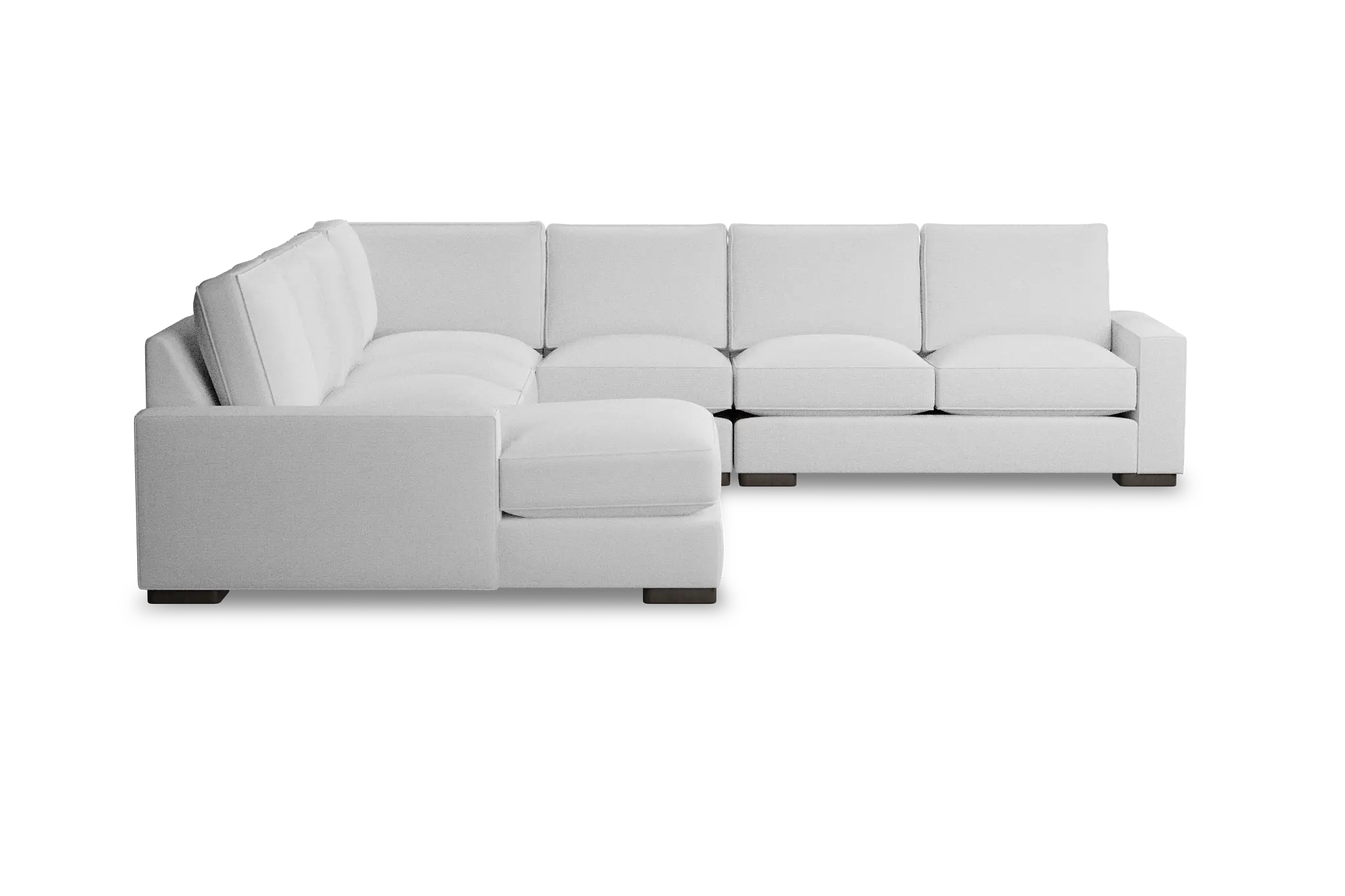 Edgewater Peyton White Large Left Chaise Sectional Edgewater Peyton White Large Left Chaise Sectional