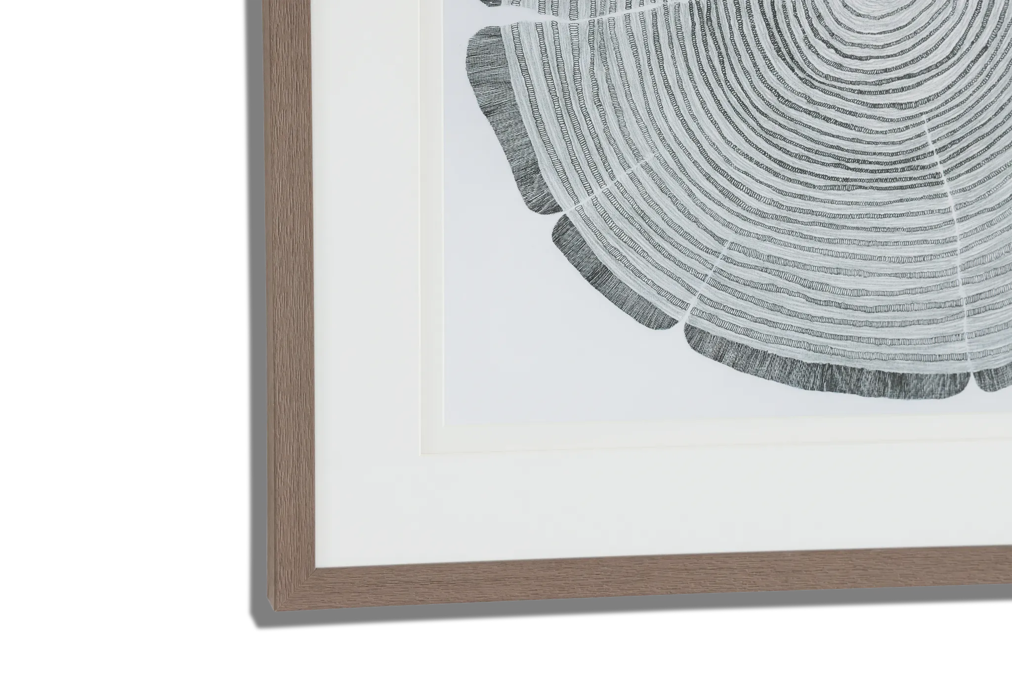 Chop Gray Framed Wall Art