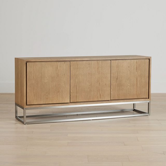 Haven Light Tone 3 Door Sideboard