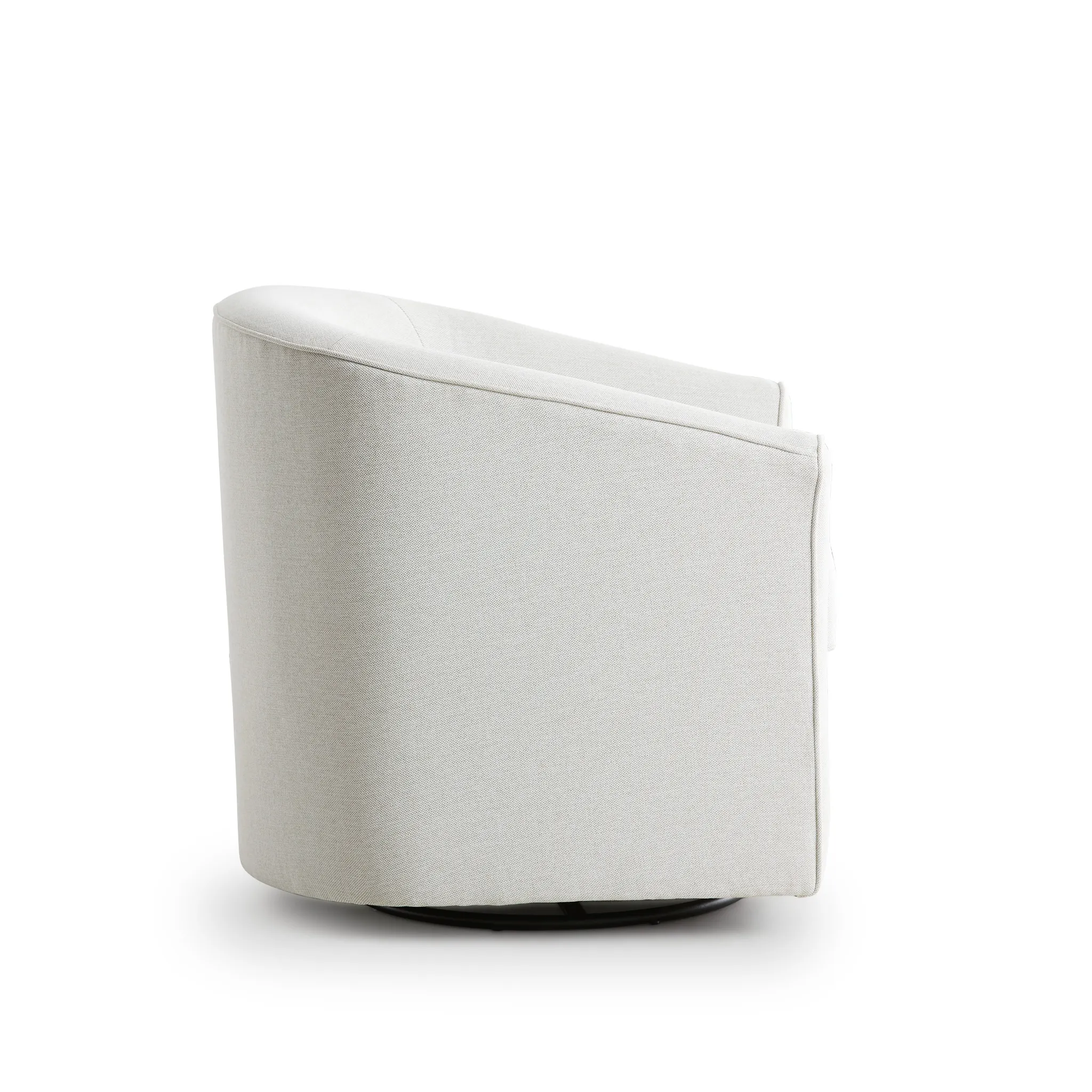 Asheville Light Taupe Fabric Swivel Rocker Glider