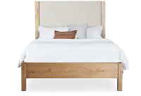 Tahoe Light Tone Uph Panel Bed