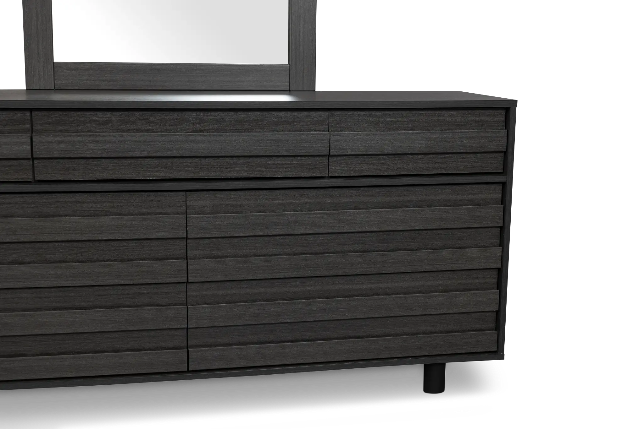 Everett Gray Dresser & Mirror Everett Gray Dresser & Mirror