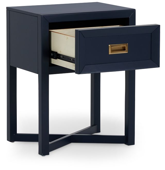 Ryder Dark Blue Nightstand