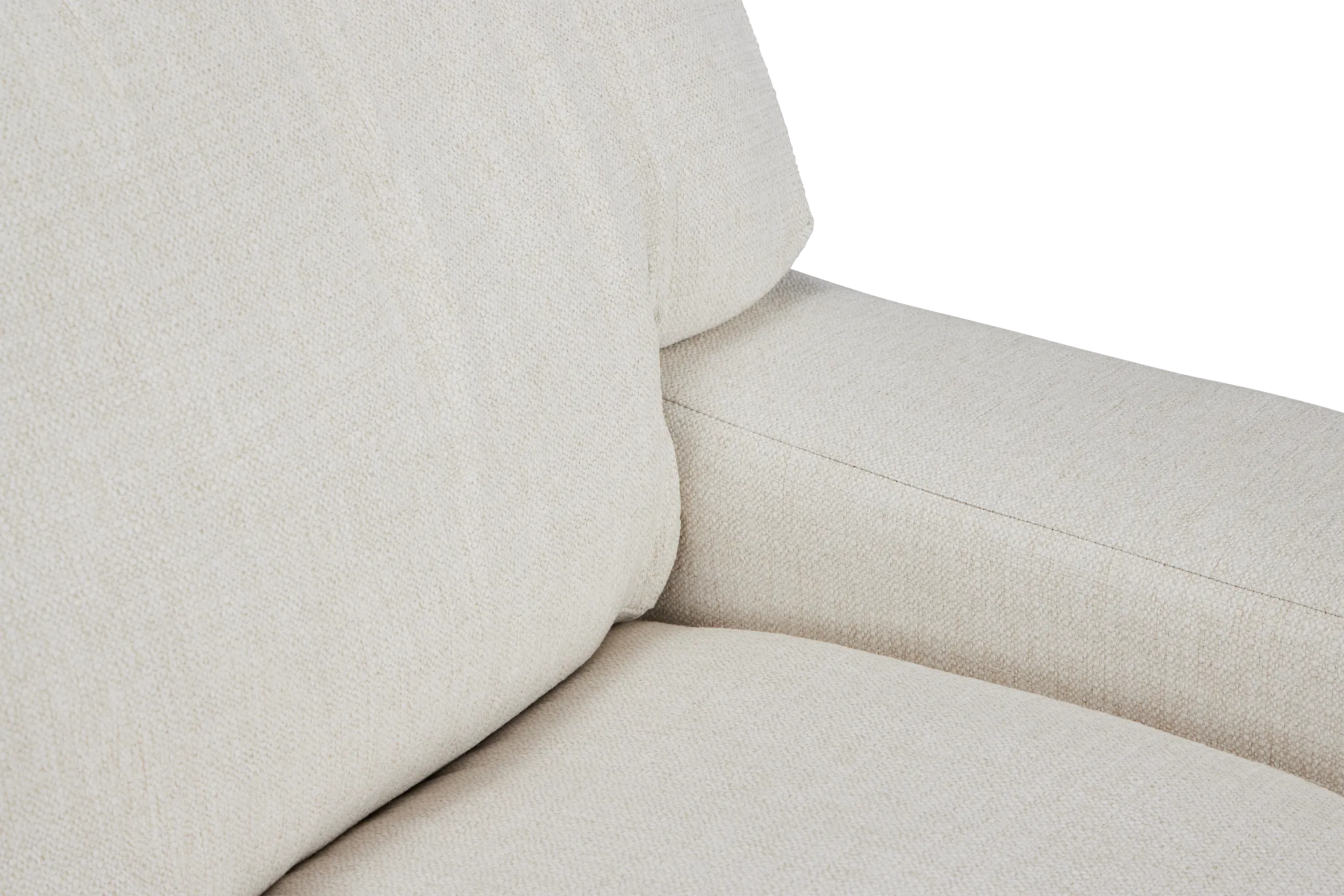 Veronica 90" White Down Sofa