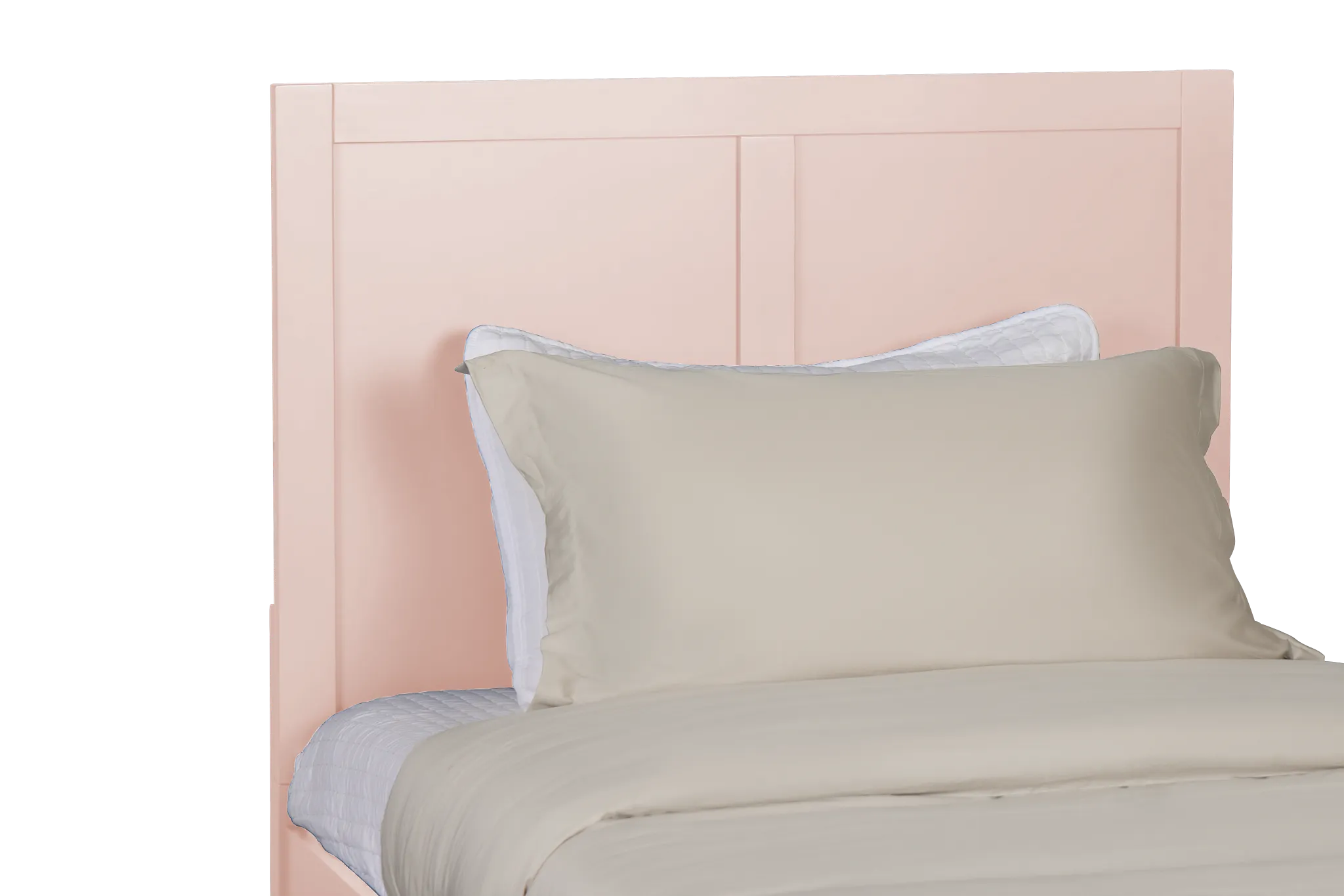 Charleston Pink Panel Bed With 2 Storage Drawers