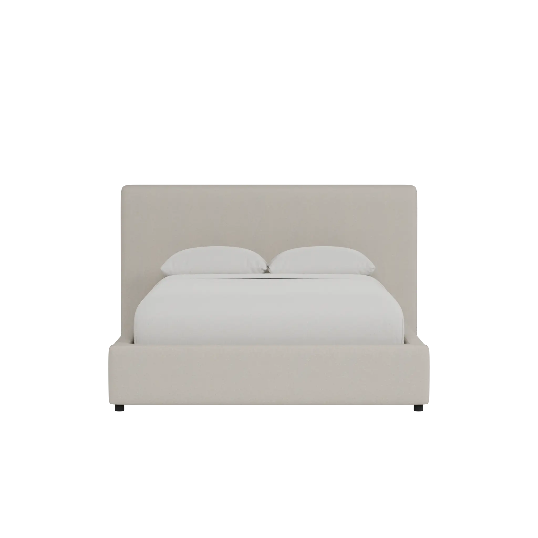 Grayton Suave Beige 44" Upholstered Platform Bed Grayton Suave Beige 44" Upholstered Platform Bed
